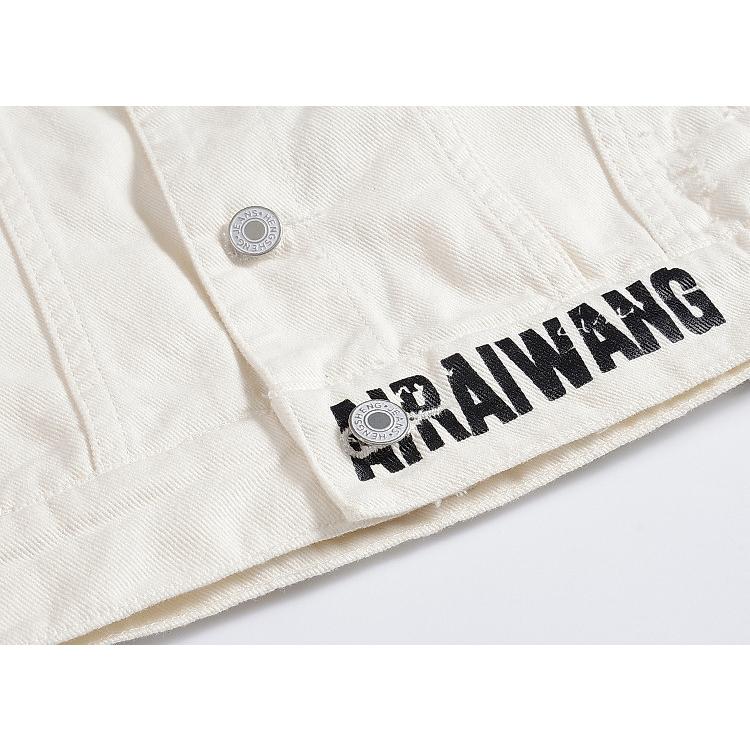 アメカジベスト バックプリント お兄系 英文字 カジュアル ユニセックス デニムジャケット オシャレ 前開きベスト メンズ Gジャン | ホームアイホーム | 14