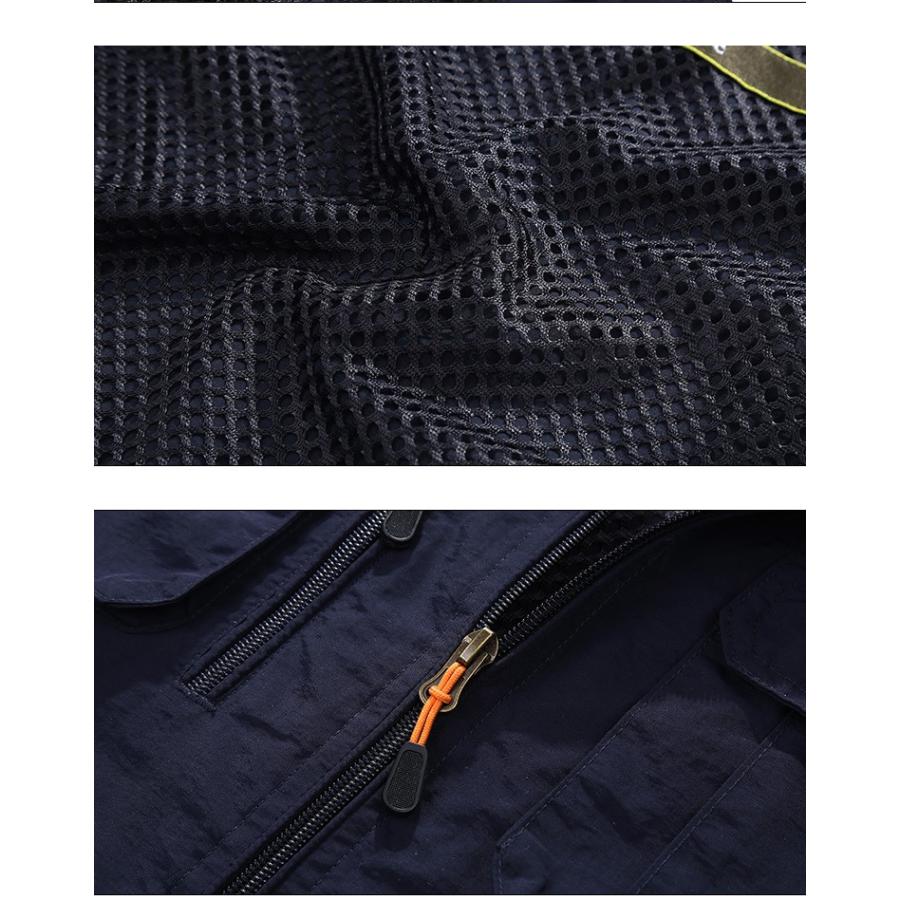 メッシュベスト メンズ 野外撮影 釣り スポーツ アウトドア 作業服 ベスト | ホームアイホーム | 08