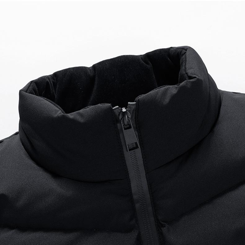 ダウンベスト 中綿入り 無地 メンズ 防寒ベスト 暖かい 防寒対策 前開き アウター カジュアル 秋冬 袖なし ジレ あったか 大きいサイズあり | ブランド登録なし | 05