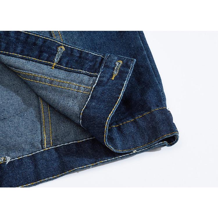 前開きベスト デニムベスト ユニセックス 男女兼用 ベストクラッシュ加工 デニムジャケット ビンテージ カジュアル ストリート | ホームアイホーム | 06