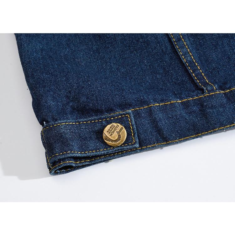 前開きベスト デニムベスト ユニセックス 男女兼用 ベストクラッシュ加工 デニムジャケット ビンテージ カジュアル ストリート | ホームアイホーム | 08