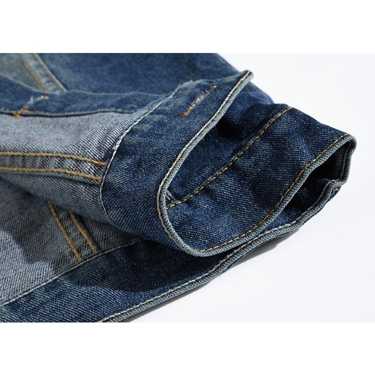 プリント ベスト アメカジ スリム デニムベスト ノースリーブ Gジャン ユニセックス カジュアルジャケット 重ね着 トップス | ホームアイホーム | 08