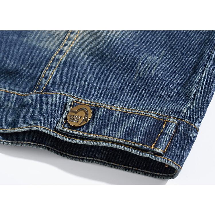 プリント ベスト アメカジ スリム デニムベスト ノースリーブ Gジャン ユニセックス カジュアルジャケット 重ね着 トップス | ホームアイホーム | 10