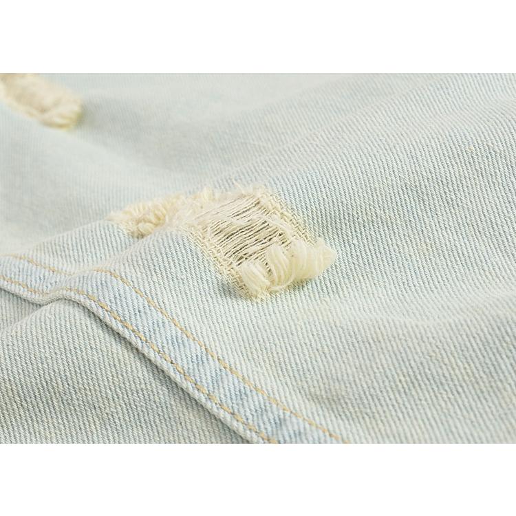 Gジャン メンズ クラッシュ加工 前開きベスト ブリーチ加工 ノースリーブ カットオフ アメカジ カジュアル ストリート | ホームアイホーム | 11