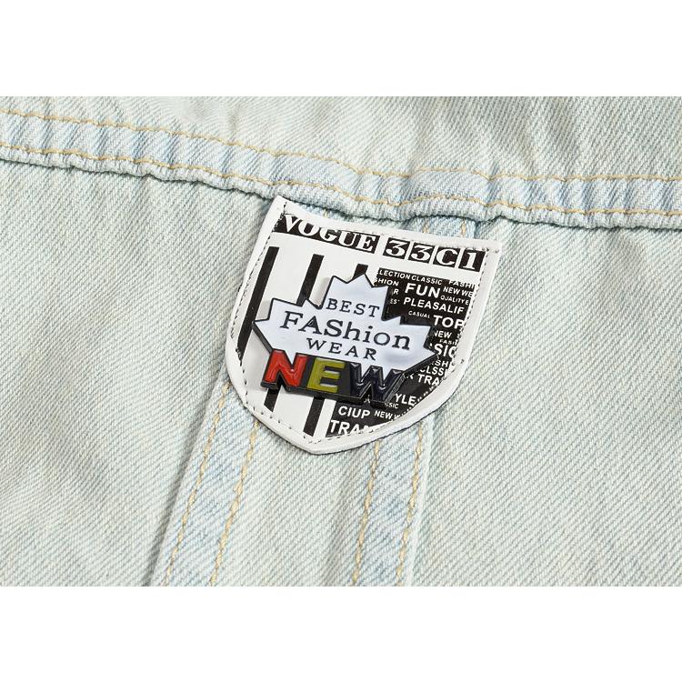 Gジャン メンズ クラッシュ加工 前開きベスト ブリーチ加工 ノースリーブ カットオフ アメカジ カジュアル ストリート | ホームアイホーム | 06