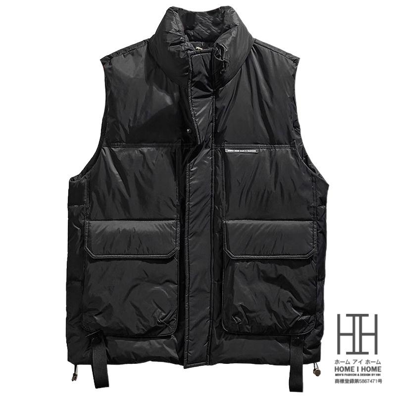 ダウンベスト メンズ 大きいサイズ おしゃれ ボリュームネック ワンポイント 防寒着 暖かい ダウンジャケット レディース ユニセックス メンズダウンベスト 秋冬 | ホームアイホーム
