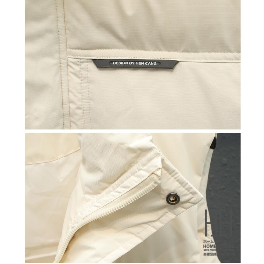 ダウンベスト メンズ 大きいサイズ おしゃれ ボリュームネック ワンポイント 防寒着 暖かい ダウンジャケット レディース ユニセックス メンズダウンベスト 秋冬 | ホームアイホーム | 17