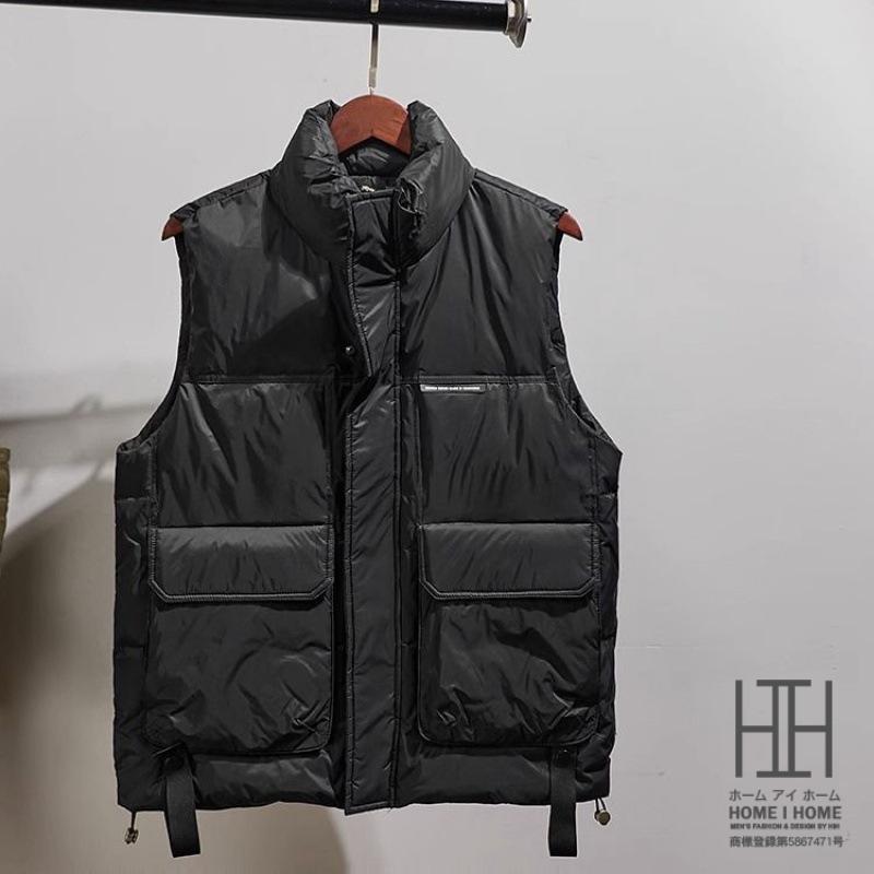ダウンベスト メンズ 大きいサイズ おしゃれ ボリュームネック ワンポイント 防寒着 暖かい ダウンジャケット レディース ユニセックス メンズダウンベスト 秋冬 | ホームアイホーム | 02