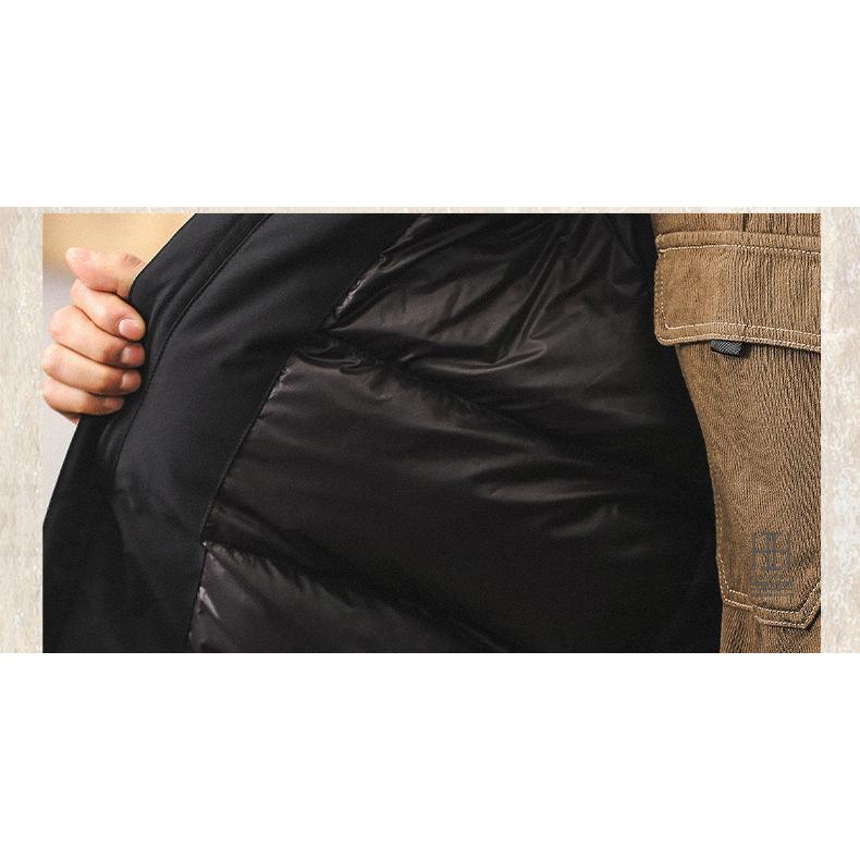 ダウンベスト メンズ 大きいサイズ ダウン90％ 暖かい 防寒 保温 ふんわり 軽量 おしゃれ 個性 ベスト ダウンジャケット あったか キャンプ アウトドア バイク | ホームアイホーム | 10