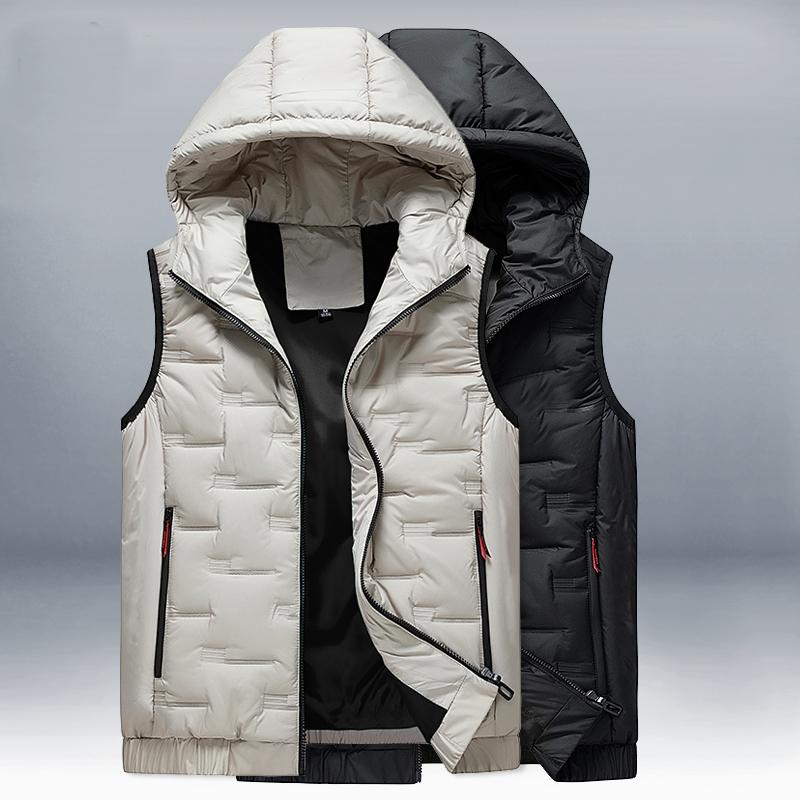 中綿ベスト ダウンベスト 中綿入り メンズ キルティング 防寒対策 フード付き 暖かい カジュアル アウトドア 秋冬 あったか 大きいサイズあり | ブランド登録なし | 04