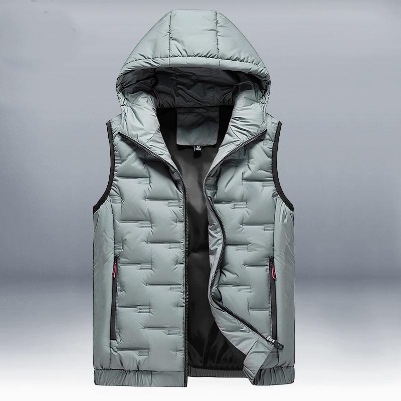 中綿ベスト ダウンベスト 中綿入り メンズ キルティング 防寒対策 フード付き 暖かい カジュアル アウトドア 秋冬 あったか 大きいサイズあり | ブランド登録なし | 05