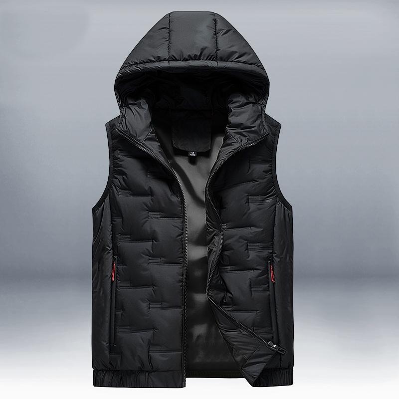 中綿ベスト ダウンベスト 中綿入り メンズ キルティング 防寒対策 フード付き 暖かい カジュアル アウトドア 秋冬 あったか 大きいサイズあり | ブランド登録なし | 07
