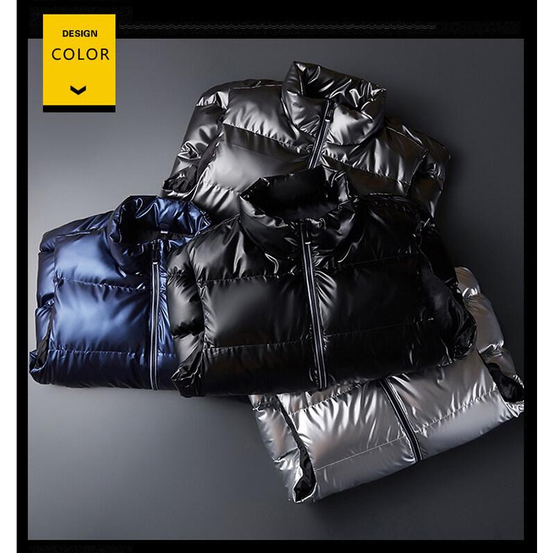 ダウンベスト 中綿入り 無地 メンズ 光沢感 防風 おしゃれ 防寒 暖かい 前開き カジュアル 秋冬 ジレ あったか 大きいサイズあり | ホームアイホーム | 08