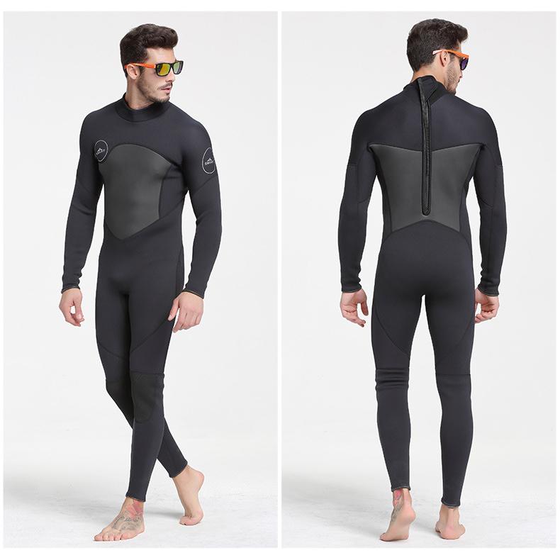 ウェットスーツ フルスーツ 3mm メンズ ダイビング 切り替え カラー配色 おしゃれ ストレッチネオプレン サーフィン バックジップ | ホームアイホーム | 07