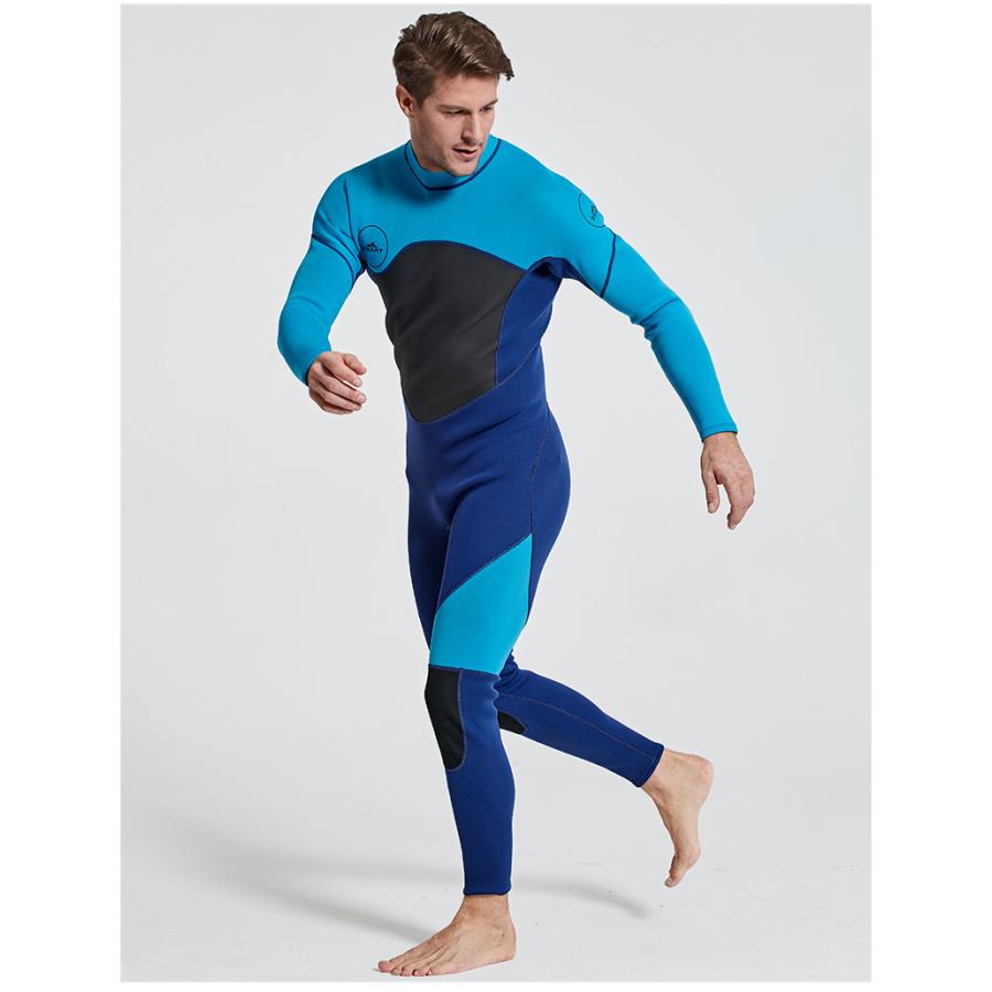 ウェットスーツ フルスーツ 3mm メンズ ダイビング 切り替え カラー配色 おしゃれ ストレッチネオプレン サーフィン バックジップ | ホームアイホーム | 10