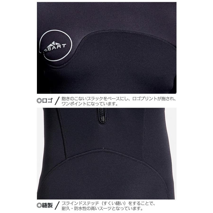 ロングスプリング ウェットスーツ 3mm サーフィン メンズ ネオプレーン ストレッチ バックジップ マリンスポーツ | ホームアイホーム | 12