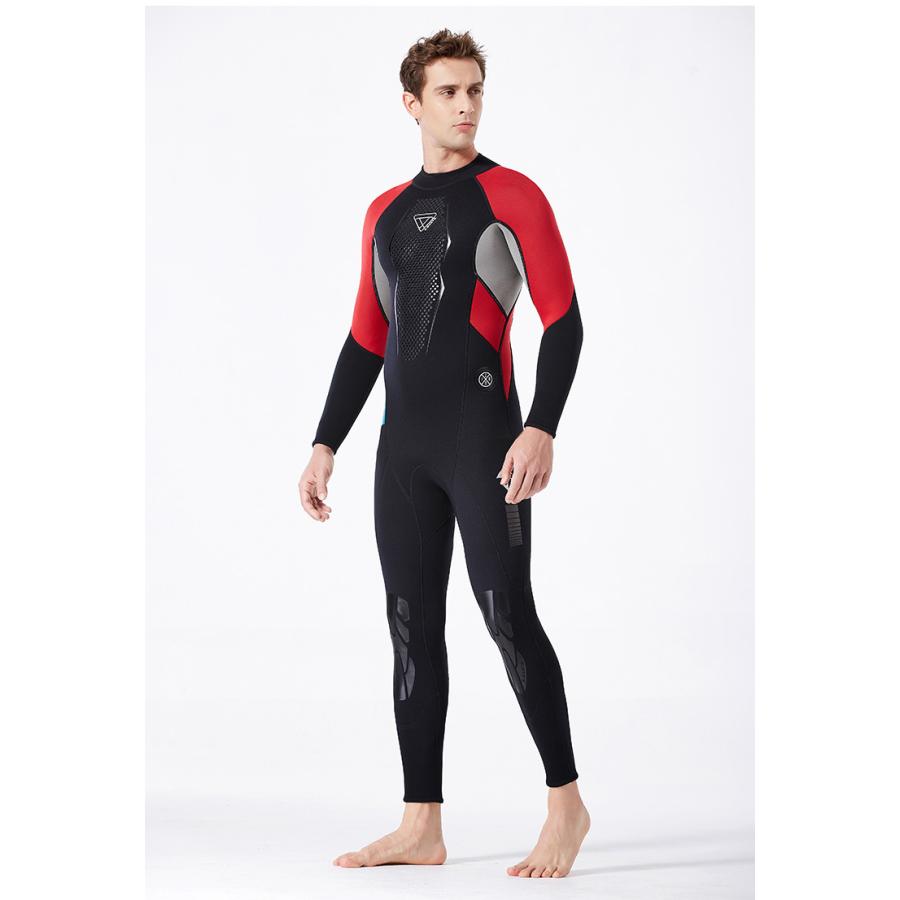 ウェットスーツ 3mm メンズ フルスーツ ストレッチ おしゃれ ネオプレン切り替え サーフィン バックジップ ダイビング | ホームアイホーム | 14