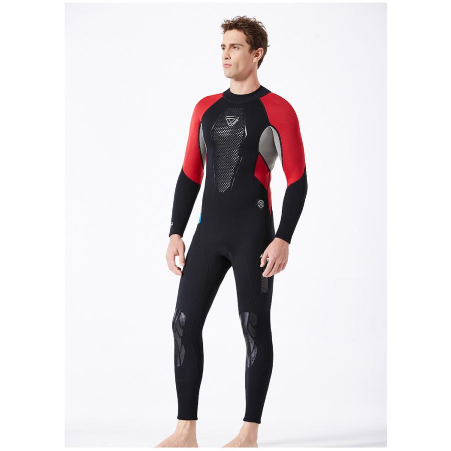 ウェットスーツ 3mm メンズ フルスーツ ストレッチ おしゃれ ネオプレン切り替え サーフィン バックジップ ダイビング | ホームアイホーム | 12