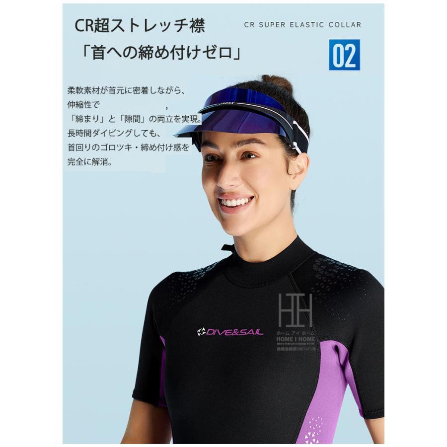 スプリング ウェットスーツ メンズ レディース 1.5mm ストレッチ ネオプレーン 男性用 女性用 フルスーツ サーフィン バックジップ ダイビング シュノーケリング | ブランド登録なし | 10