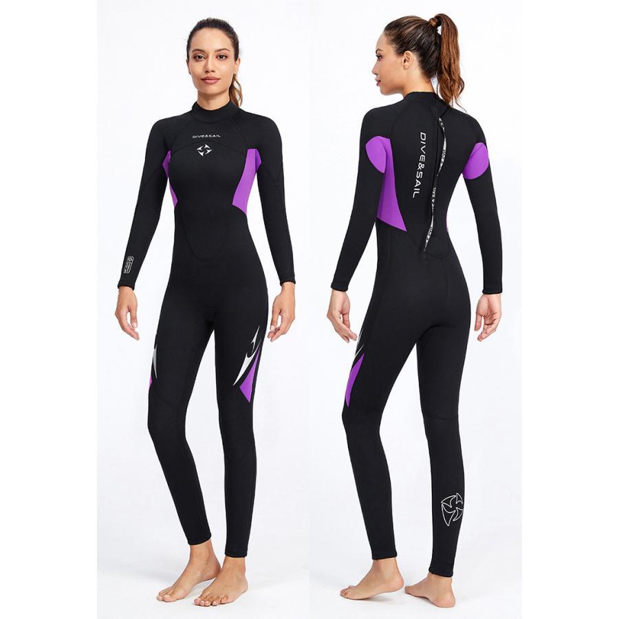 ウェットスーツ メンズ 3mm レディース フルスーツ 防寒 長袖 保温 ダイビング サーフィン 男女兼用 バックジップ仕様 ネオプレーン 日焼け止め マリンスポーツ | ブランド登録なし | 11