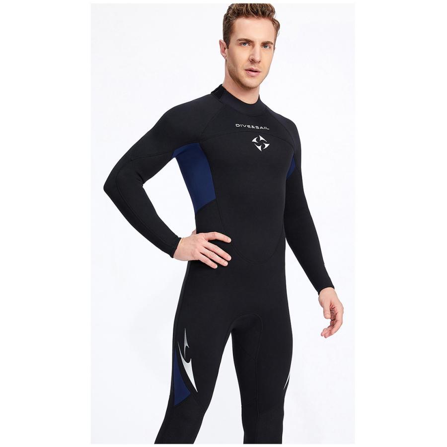 ウェットスーツ メンズ 3mm レディース フルスーツ 防寒 長袖 保温 ダイビング サーフィン 男女兼用 バックジップ仕様 ネオプレーン 日焼け止め マリンスポーツ | ブランド登録なし | 08