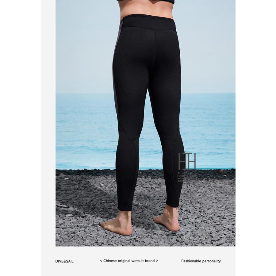 ウェットパンツ ロングパンツ サーフパンツ 3mm ハイウェスト ウェットスーツ メンズ レディース 長ズボン ストレッチ ネオプレーン 保温性 サーフィン SUP 単品 | ブランド登録なし | 17
