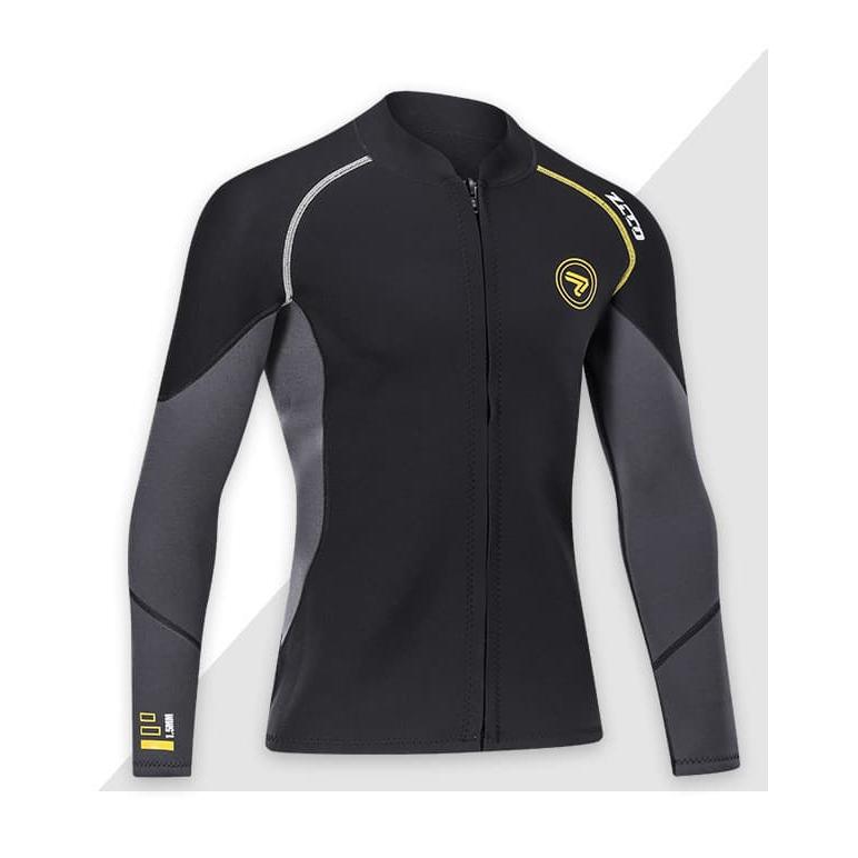 長袖タッパー ウェットスーツ レディース メンズ 1.5mm フロントジッパー ネオプレン サーフィン シュノーケリング ボディーボード 釣り | ブランド登録なし | 11