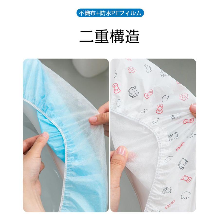 便座シート 使い捨て 二重構造 便座カバー 防水 トイレシート 衛生的 便座 カバー 不織布 海外旅行 公衆トイレ 海外出張 | ホームアイホーム | 02