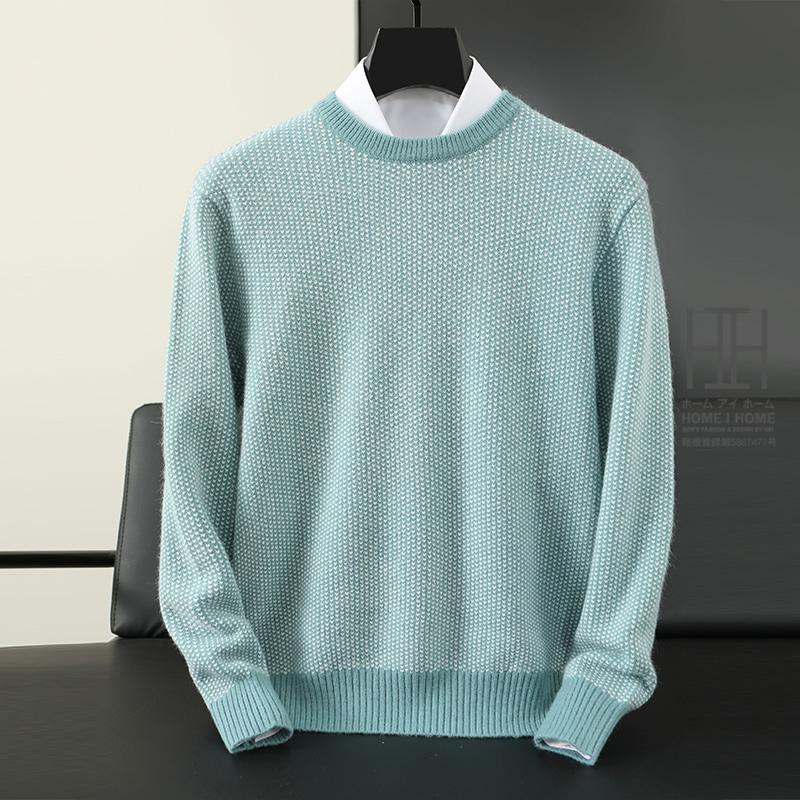 ニット セーター メンズ クルーネック ハート柄 ニットセーター ウール100 総柄 秋服 冬服 メンズニット メンズセーター 厚手 冬 暖かい あったか ニットソー | ホームアイホーム | 12