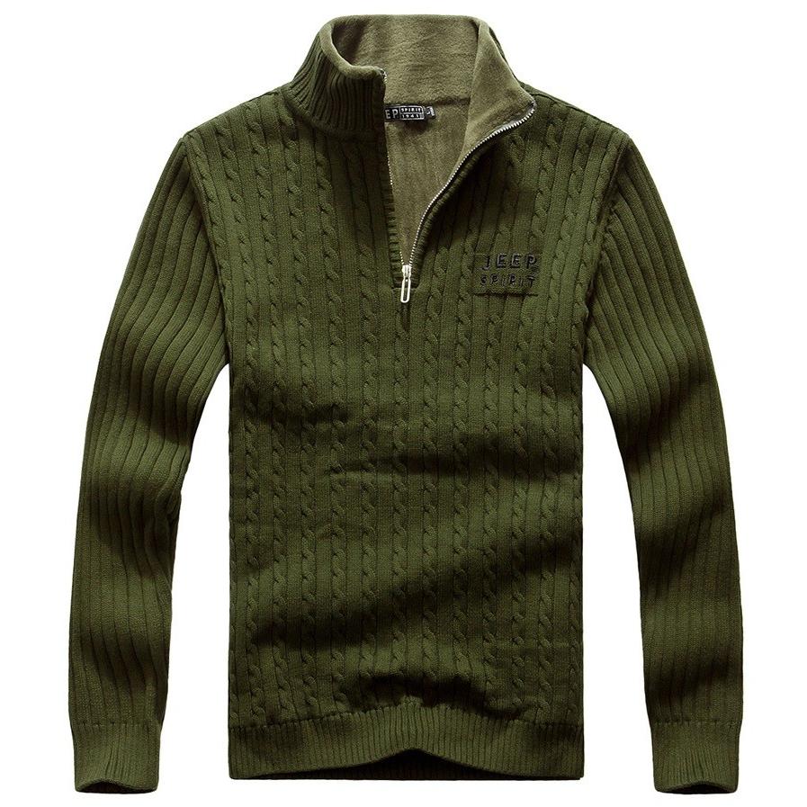 セーター ニット 裏ボア メンズ ハーフジップ プルオーバー 立ち襟 保温 防寒 暖かい 秋冬 シンプル | ホームアイホーム | 02