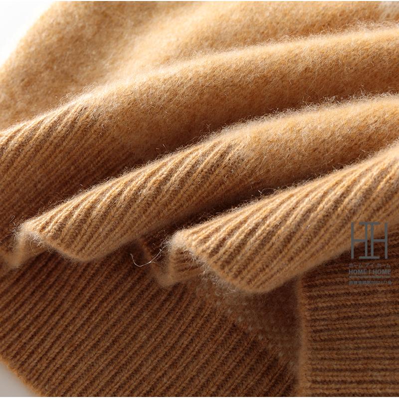 ウールセーター メンズ 長袖 ハーフジップ仕様 おしゃれ セーター ウール100％ ダイヤ柄 カラー配色 ハイネック ニット 秋服 冬服 冬 通勤 カジュアル ビジカジ | ホームアイホーム | 15