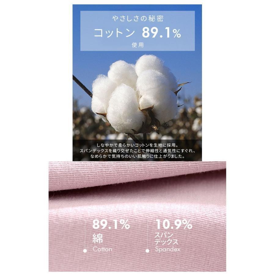 [同色2枚セット]ショーツ レディース インナー 下着 立体 ストレスフリー 3D 立体裁断 ぴったりフィット ボクサー ラクチン ラクちん コットン | ホームアイホーム | 06