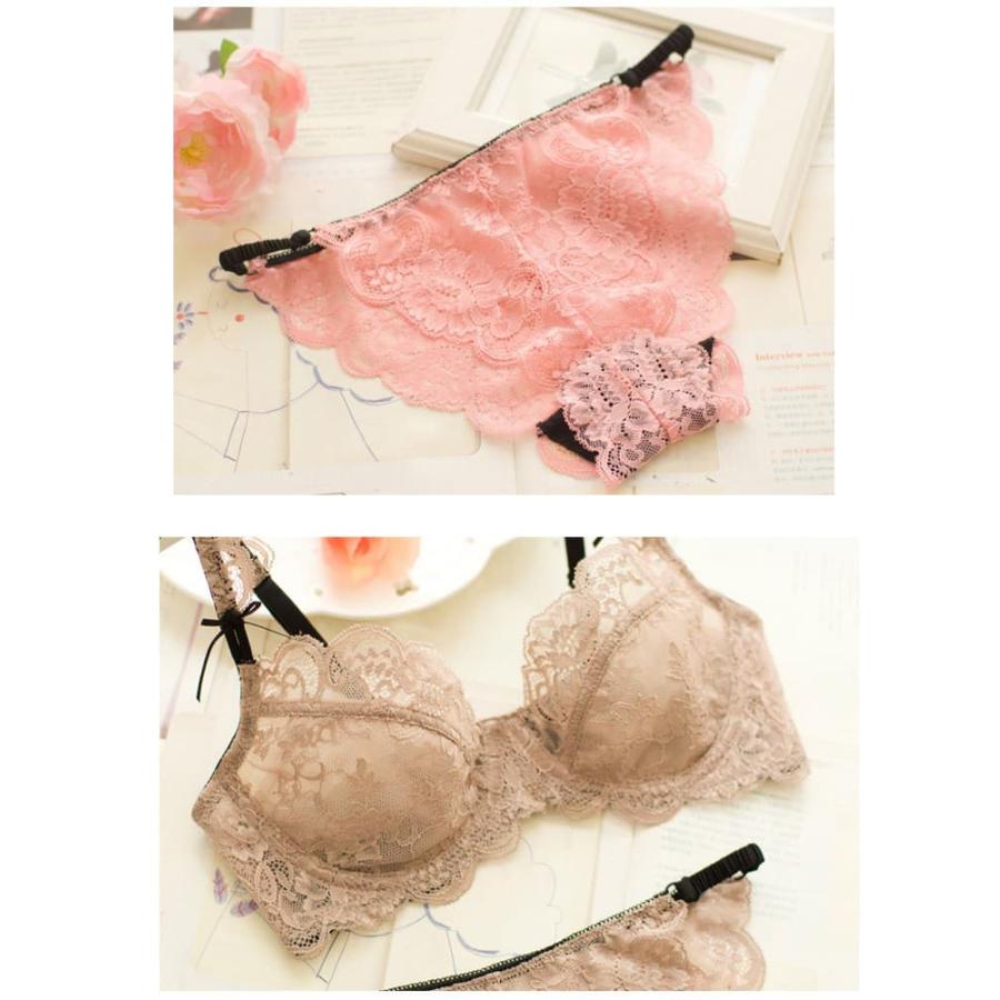 新色入荷 レディース下着、インナー シースルー下着セット 超薄型ブラ・ショーツセット 少女にも適用のスイーツセクシー感 誘惑ランジェリー ベビードール | ブランド登録なし | 20