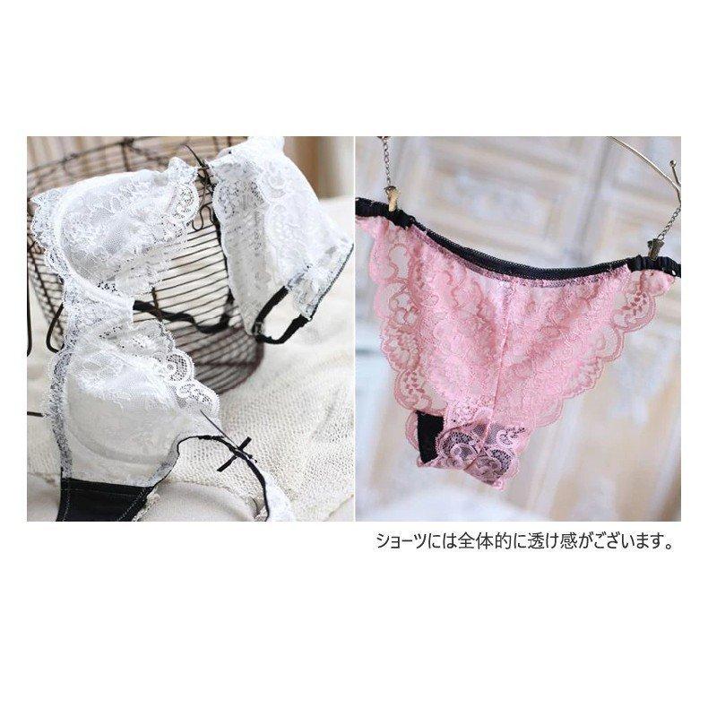 Eカップ追加 大きいサイズ レディース ブラショーツセット 総レース Tバック シースルー セクシー ベビードール 勝負下着 透け感 シースルー | ホームアイホーム | 09