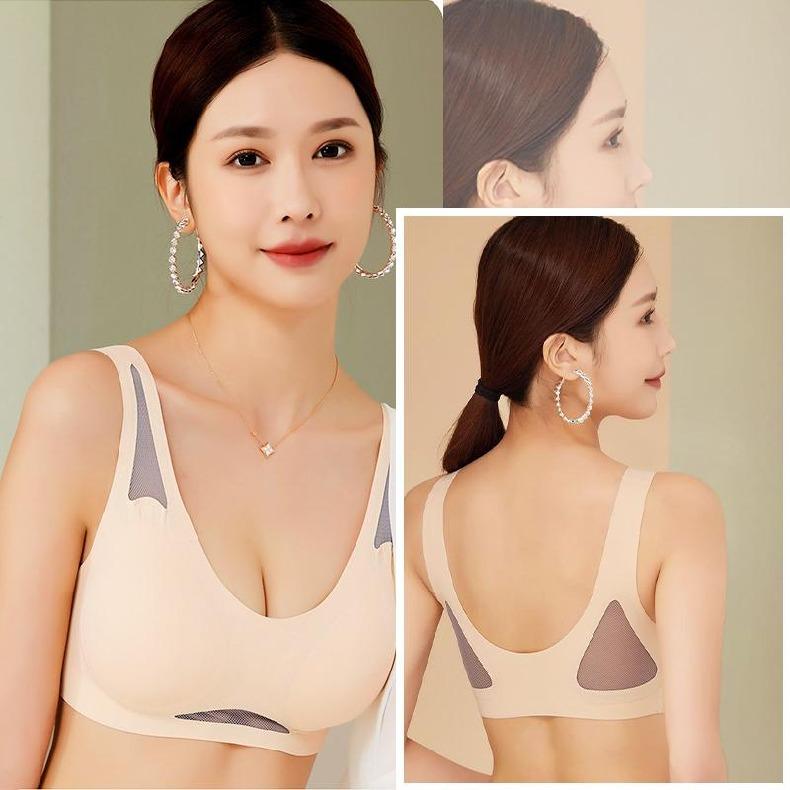 ブラジャー ナイトブラ ノンワイヤー レディース ワイヤレス 脇肉 脇高 脇高ブラ 育乳 補正ブラ 肩幅ショルダーブラ 下着女性 30代 20代 40代 50代 | ホームアイホーム | 15