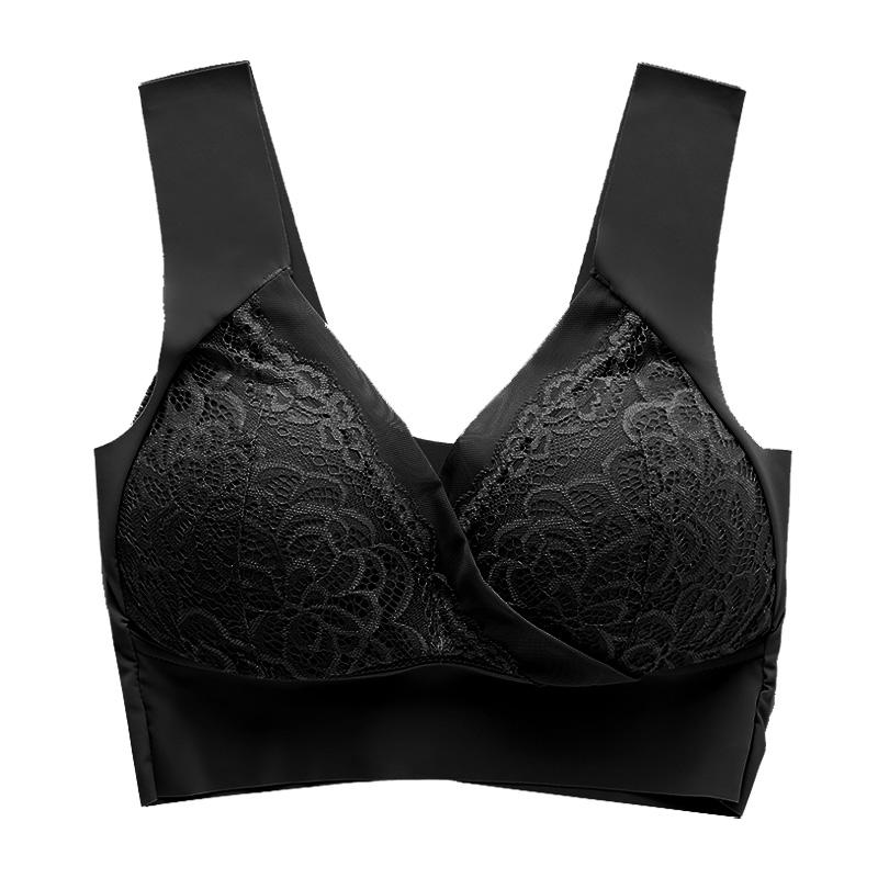 ナイトブラ レディース 大きいサイズ ブラジャー 30代 20代 40代 50代 ノンワイヤー 美胸 育乳 夜用ブラ 寝る時ブラ 夜ブラ レース 補正下着 脇肉 脇高 | ホームアイホーム | 14