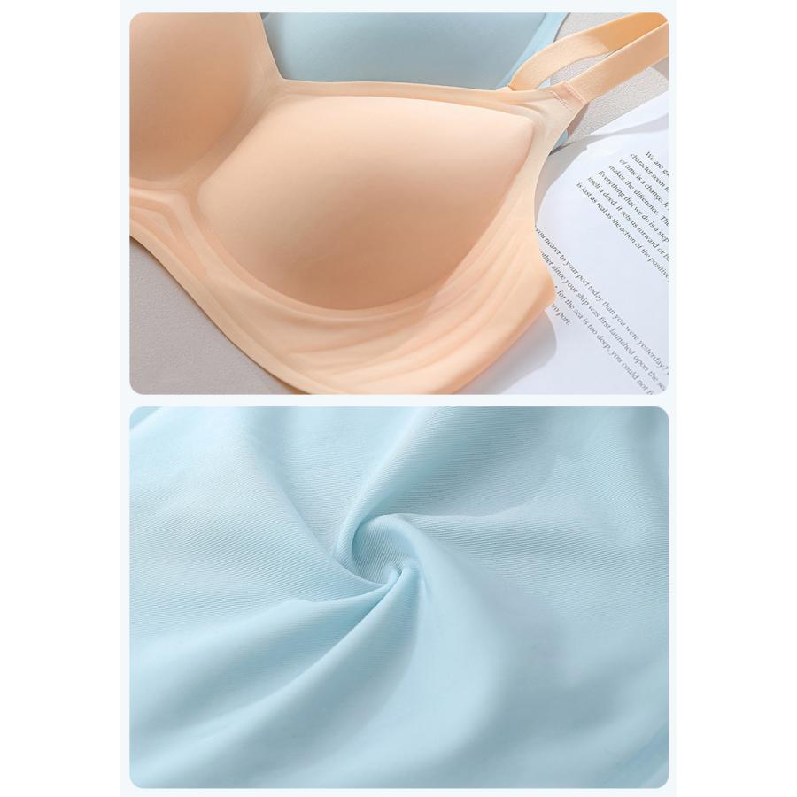 ナイトブラ ブラジャー ノンワイヤー レディース 涼感 接触冷感 涼しい 美胸ブラ 脇高 育乳 脇肉補正 夜用ブラ 寝る時ブラ 40代 50代 夏用 効果 30代 | ホームアイホーム | 07