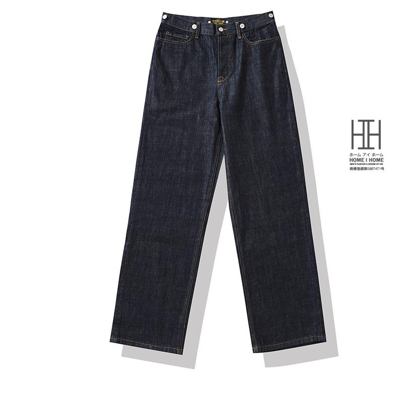 15oz デニム パンツ ペインターパンツ メンズ インディゴ ストライプデニム おしゃれ ワークパンツ バイカー バイク オーバーオール ヴィンテージ アメカジ | ホームアイホーム | 04