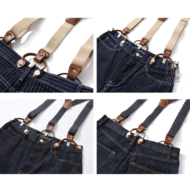 15oz デニム パンツ ペインターパンツ メンズ インディゴ ストライプデニム おしゃれ ワークパンツ バイカー バイク オーバーオール ヴィンテージ アメカジ | ホームアイホーム | 11