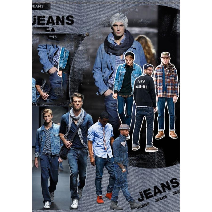 デニムパンツ メンズ ジーンズ Gパン ストレート ダメージ ウォッシュ ユーズド | ホームアイホーム | 15