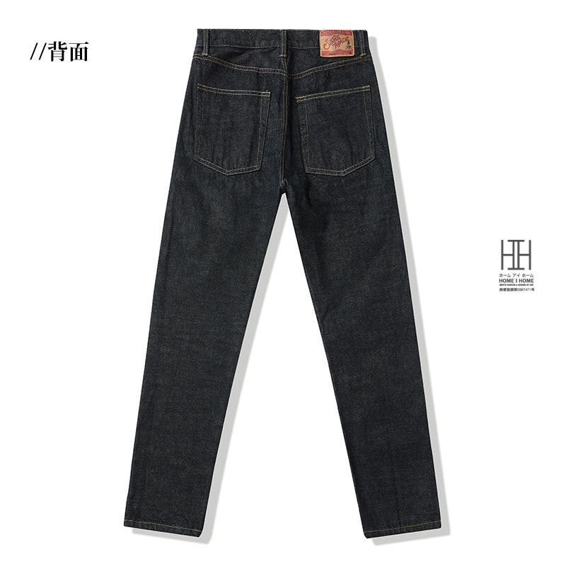 ジーンズ メンズ 15oz デニムパンツ セルビッチ 赤耳 ジップフライ リジッド ジーパン スリム 生デニム 未洗い/洗い済み Gパン YKK インディゴ バイク バイカー | ホームアイホーム | 09
