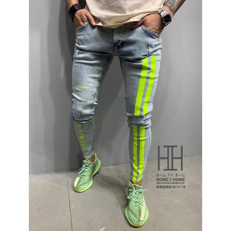 スキニーパンツ ストレッチパンツ ジーンズ メンズ デニムパンツ ダメージ ストレッチ プリント 大きいサイズ スリム 美脚 おしゃれ メンズパンツ ズボン | ホームアイホーム | 17