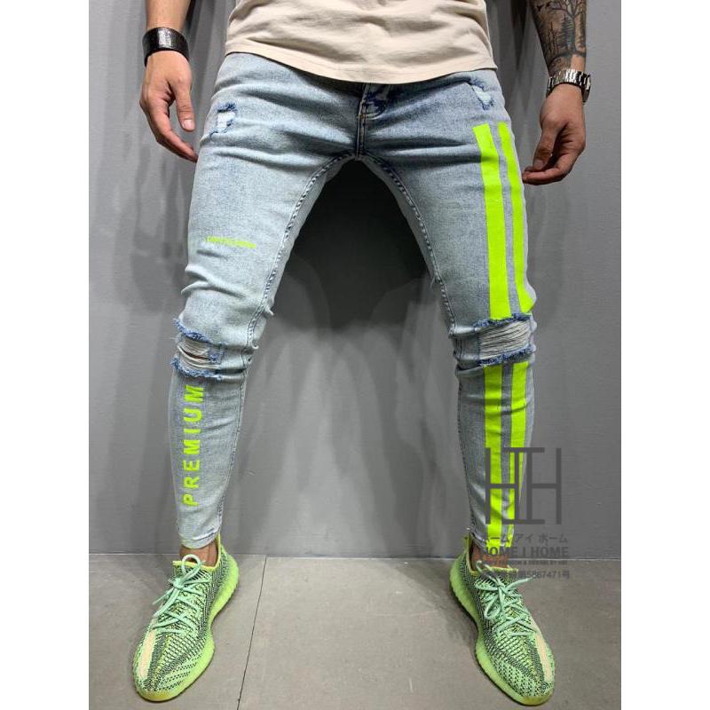 スキニーパンツ ストレッチパンツ ジーンズ メンズ デニムパンツ ダメージ ストレッチ プリント 大きいサイズ スリム 美脚 おしゃれ メンズパンツ ズボン | ホームアイホーム | 02