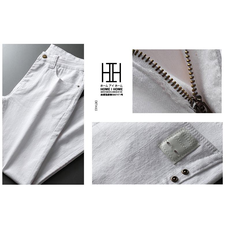 スキニーデニム ホワイトジーンズ デニムパンツ メンズ ジーンズ ビジネス ストレッチ ホワイト 白 ズボン 爽やか 薄手 春 夏 | ブランド登録なし | 11