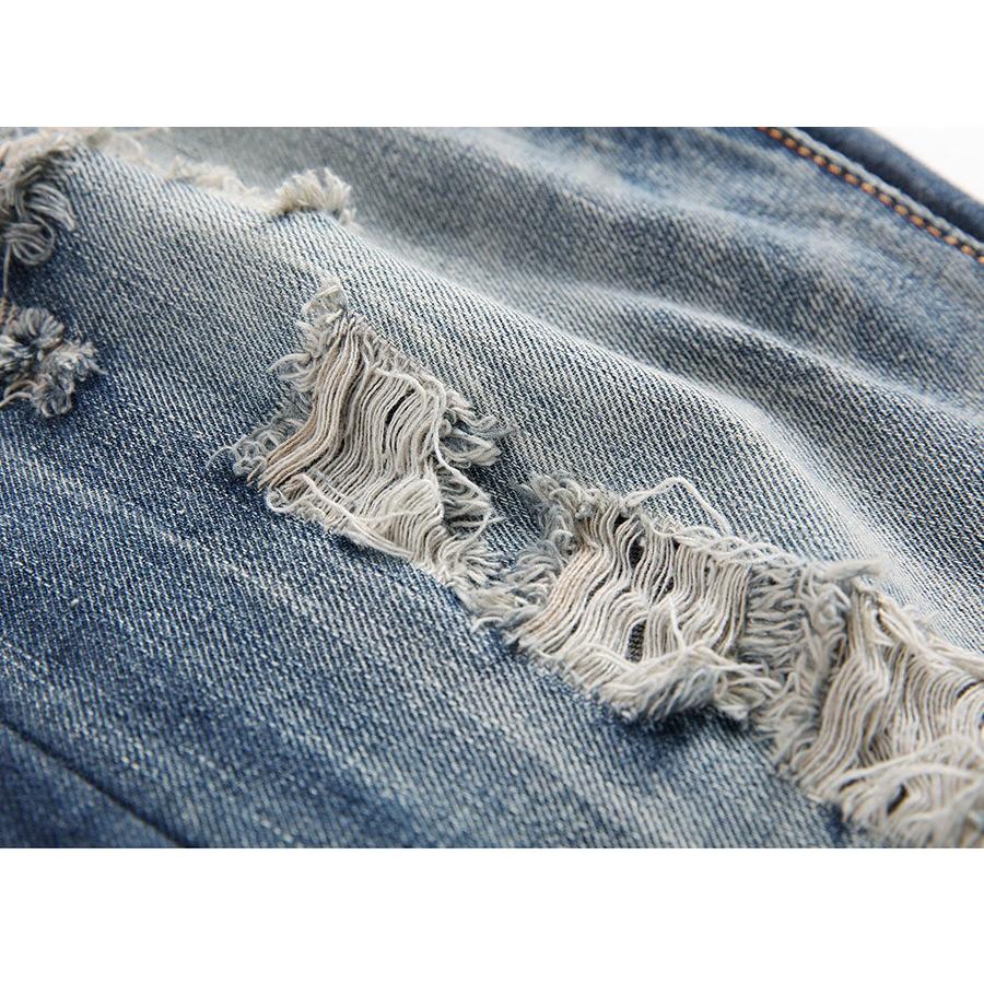 Gパン ジーンズ メンズ デニムパンツ ダメージ ウォッシュ クラッシュ ヒゲ加工 ユーズド加工 ストレッチしない | ホームアイホーム | 05