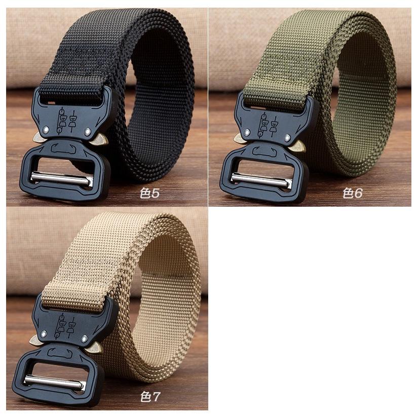 ナイロンベルト メンズ ミリタリー系 迷彩柄 無地 作業 ストリート 多色 カジュアル シンプル | ホームアイホーム | 02