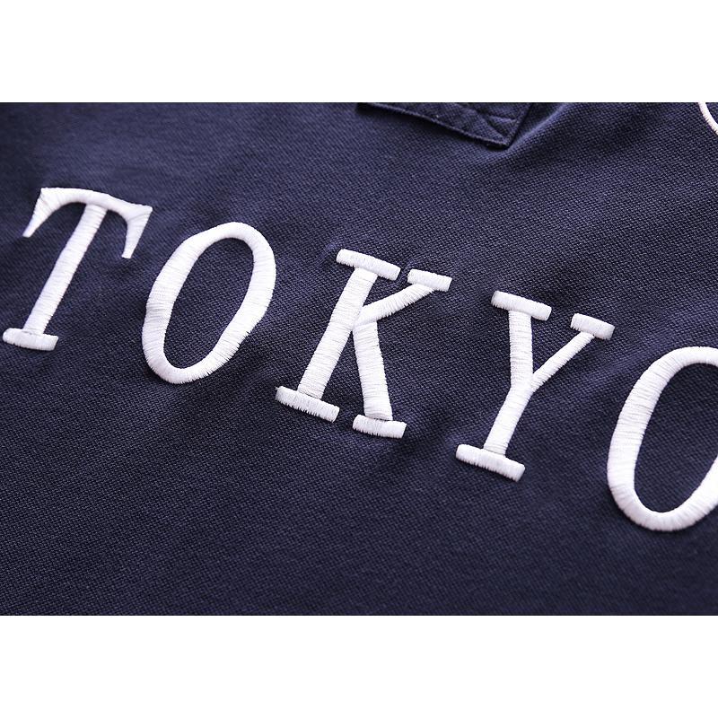 メンズ ポロシャツ 半袖 鹿の子 大きいサイズ ゴルフ サッカー チーム 東京 TOKYO 英文字 ロゴ マーク スポーツ 特大サイズ 7XL おしゃれ 部活 お揃い サマー 夏 | ホームアイホーム | 09