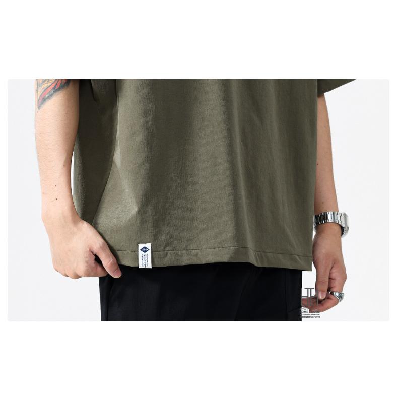 接触冷感 ひんやり ポロシャツ 半袖 メンズ ハーフジップ ナイロン ワンポイント ポケット付き ストレッチ ビズポロ ビジカジ クールビズ ドライ 夏 涼しい 快適 | ホームアイホーム | 09