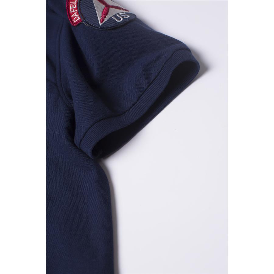 ポロシャツ メンズ 半袖 ビジネス対応 鹿の子 春夏 春 ポロワッペン ミリタリー風 オシャレ トップス | ホームアイホーム | 11