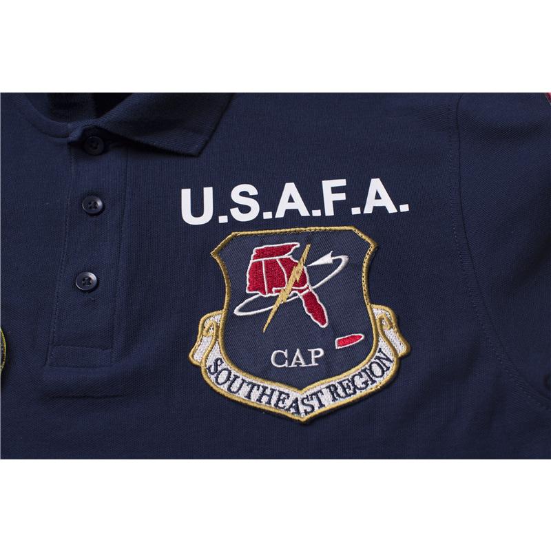 ポロシャツ メンズ 半袖 ビジネス対応 鹿の子 春夏 春 ポロワッペン ミリタリー風 オシャレ トップス | ホームアイホーム | 09